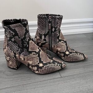 Aldo Snake Booties